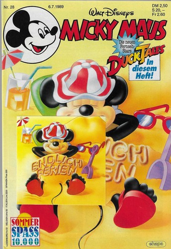 Micky maus 1989 mit - nr.28,
