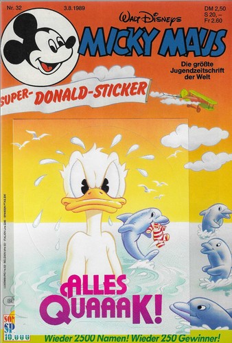 Micky maus 1989 - micky, nr.32