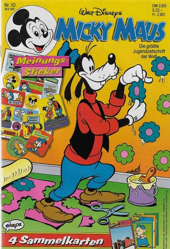 Micky maus 1991 mit - nr.10,