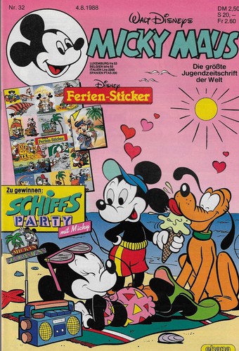 Micky maus 1988 - nr.32, mit