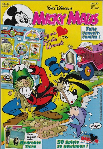 Micky maus 1991 - nr.33,